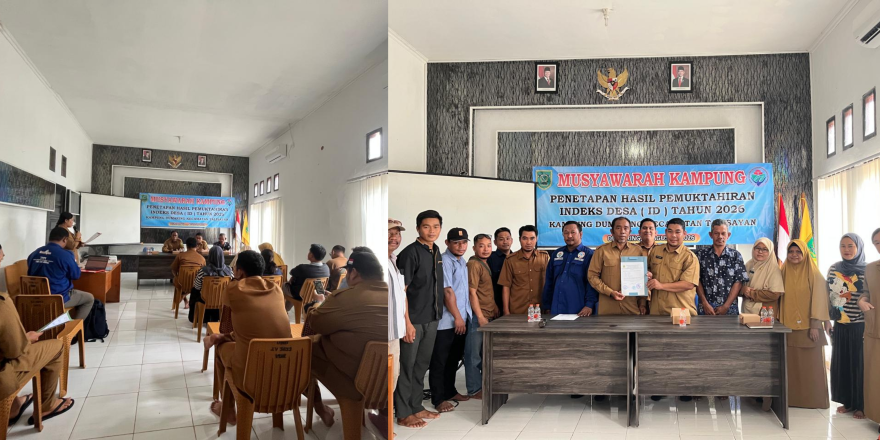 MUSYAWARAH PENETAPAN HASIL PEMUTAKHIRAN DATA INDEKS DESA (ID) TAHUN 2026 KAMPUNG DUMARING